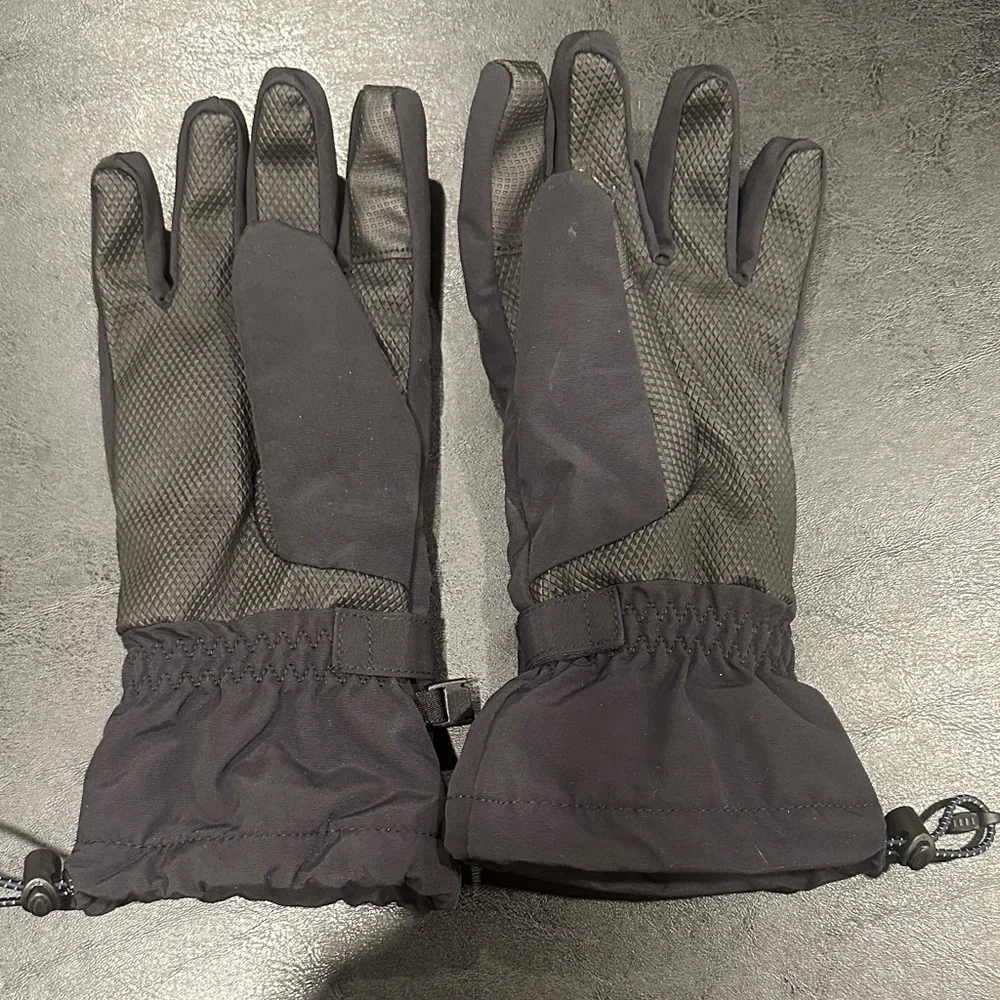 Lands' End Black Insulated Gloves